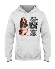 Father Day - Basset Hound Hooded Sweatshirt tile