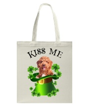 Lucky Kiss - Irish Doodle Tote Bag tile