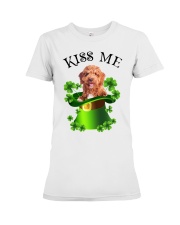 Lucky Kiss - Irish Doodle Premium Fit Ladies Tee tile