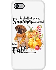 Into Fall - Puggle 1 Phone Case tile