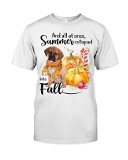 Into Fall - Puggle 1 Classic T-Shirt front