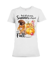 Into Fall - Puggle 1 Premium Fit Ladies Tee tile