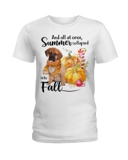 Into Fall - Puggle 1 Ladies T-Shirt tile