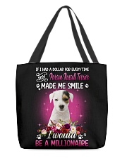Millionaire - Parson Russell Terrier All-Over Tote tile