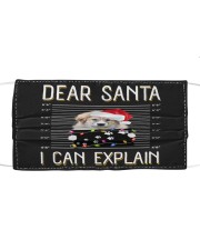Dear Santa Great Pyrenees 2 Mask tile
