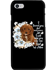 Rest Of Mine - RED Cockapoo Phone Case tile
