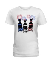 American Doberman Ladies T-Shirt tile