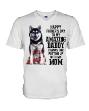 Father Day - Husky V-Neck T-Shirt tile