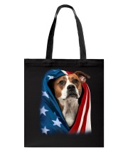 American flag - American Bulldog Tote Bag tile
