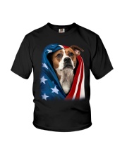 American flag - American Bulldog Youth T-Shirt tile