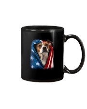 American flag - American Bulldog Mug tile