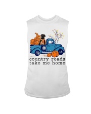Blue Car - BLACK Cane Corso Sleeveless Tee tile