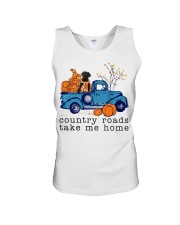 Blue Car - BLACK Cane Corso Unisex Tank tile