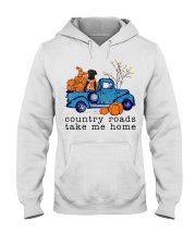 Blue Car - BLACK Cane Corso Hooded Sweatshirt tile