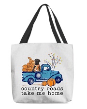 Blue Car - BLACK Cane Corso All-Over Tote tile