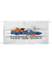 Blue Car - BLACK Cane Corso Mask tile