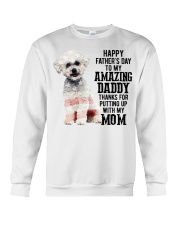 Father Day - Bichon Frise Crewneck Sweatshirt tile