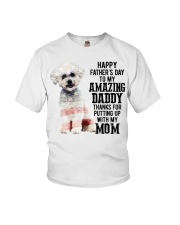 Father Day - Bichon Frise Youth T-Shirt tile