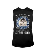 Hate People - Pomsky Sleeveless Tee tile