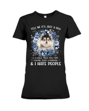 Hate People - Pomsky Premium Fit Ladies Tee tile