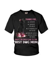 Thanks For - BLACK Labrador Youth T-Shirt tile