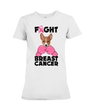 Fight Cancer - Basenji Premium Fit Ladies Tee tile