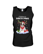 Santa Reindeer - Papillon 1 Unisex Tank tile