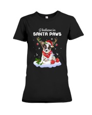 Santa Reindeer - Papillon 1 Premium Fit Ladies Tee tile