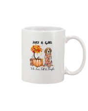 Girl Love Fall And - Beagle Mug tile