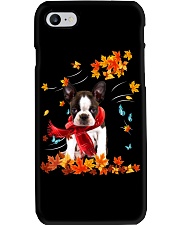 Flying Scarf - BRINDLE Boston Terrier Phone Case tile