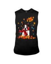 Flying Scarf - BRINDLE Boston Terrier Sleeveless Tee tile