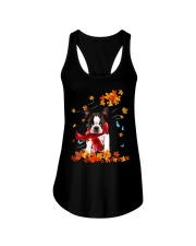 Flying Scarf - BRINDLE Boston Terrier Ladies Flowy Tank tile