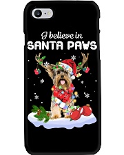 Santa Reindeer - Yorkshire Terrier 3 Phone Case tile