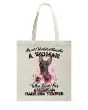 Love Her - American Hairless Terrier Tote Bag tile