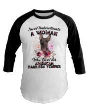 Love Her - American Hairless Terrier Baseball Tee tile