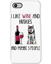 Three People - husky Phone Case tile