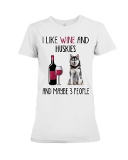 Three People - husky Premium Fit Ladies Tee tile