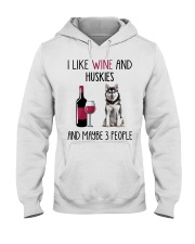 Three People - husky Hooded Sweatshirt tile