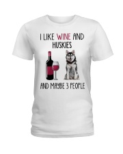 Three People - husky Ladies T-Shirt tile