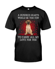 Carry Love - Great Dane Classic T-Shirt front