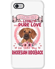 Loyalty - Rhodesian Ridgeback Phone Case tile