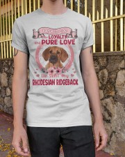 Loyalty - Rhodesian Ridgeback Classic T-Shirt apparel-classic-tshirt-lifestyle-21