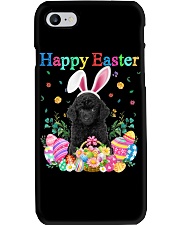 Happy Easter - BLACK Toy Poodle Phone Case tile