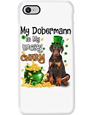 Lucky Charm - Dobermann Phone Case tile
