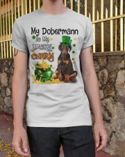Lucky Charm - Dobermann Classic T-Shirt apparel-classic-tshirt-lifestyle-21