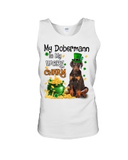 Lucky Charm - Dobermann Unisex Tank tile