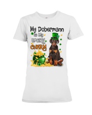 Lucky Charm - Dobermann Premium Fit Ladies Tee tile