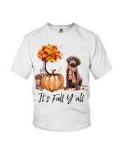 It is Fall - Chesapeake Bay Retriever Youth T-Shirt tile