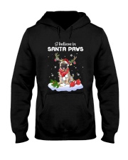Santa Reindeer - Pug Hooded Sweatshirt front