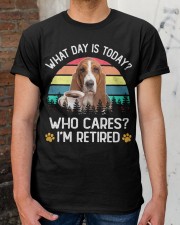 Retired - Basset Hound Classic T-Shirt apparel-classic-tshirt-lifestyle-30